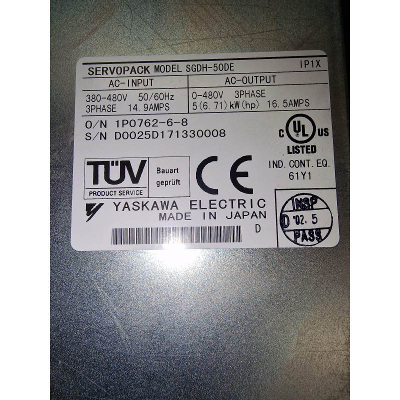 Servodriver Yaskawa SGDH-50DE