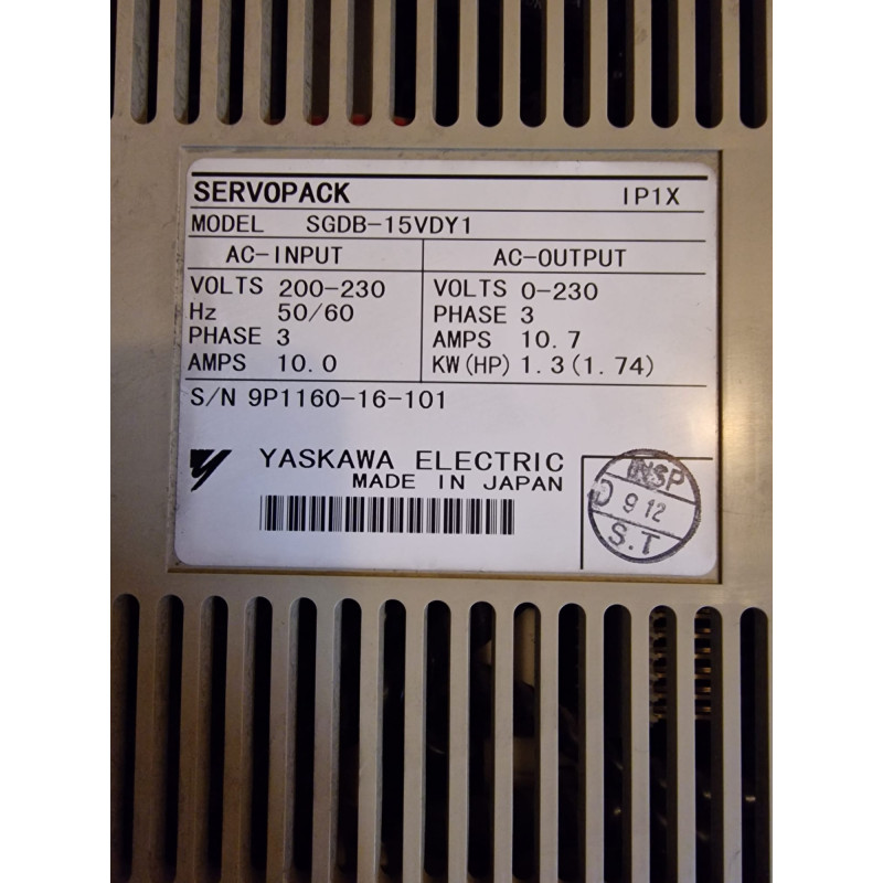 Servodriver Yaskawa SGDB-15VDY1
