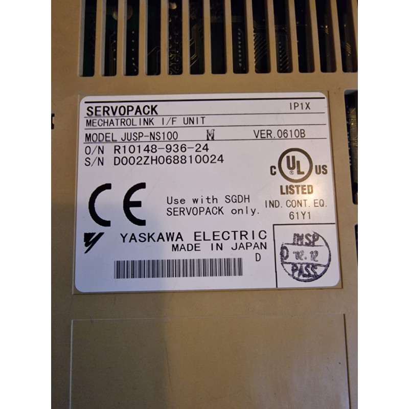 Servodriver Yaskawa JUSP-NS100